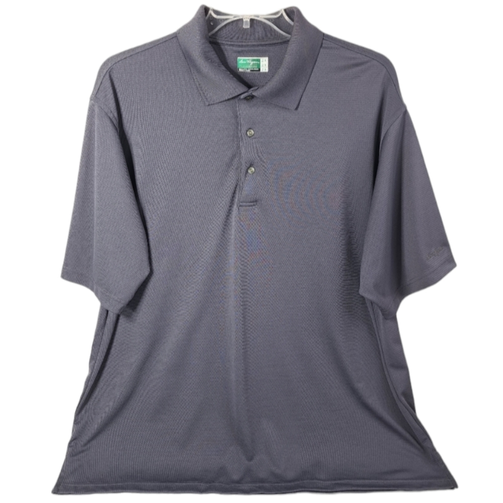 Ben Hogan Men's Golf Grey Collard Shirt 2X‎ 100% Polyester
